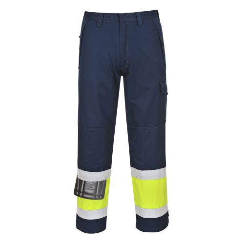 PORTWEST HI-VIS MODAFLAME MV26 / Nehorľavé reflexné nohavice, antistatické