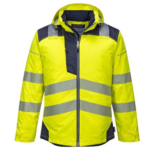 PORTWEST HI-VIS PW3 T400 / Reflexná zimná bunda do dažďa