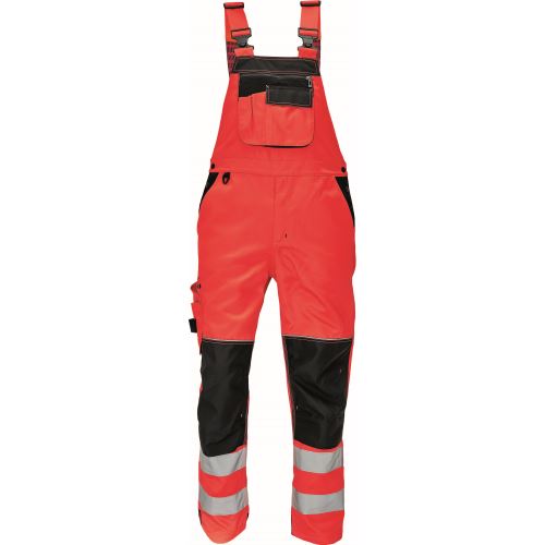 CERVA KNOXFIELD HI-VIS FL290 / Reflexné nohavice s trakmi