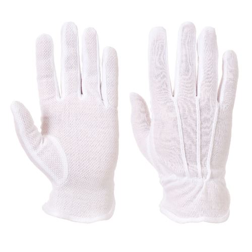 PORTWEST MICRODOT A080 / Bavlnené rukavice s PVC terčíkmi
