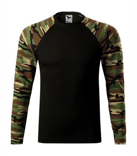 MALFINI CAMOUFLAGE LS 166 / Unisex tričko