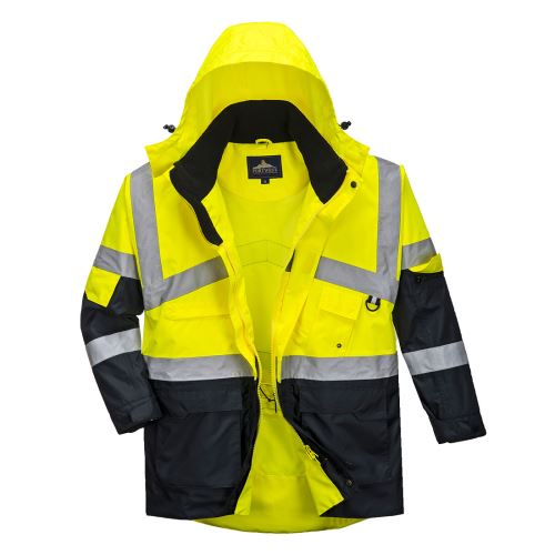 PORTWEST HI-VIS BUNDA S760 / Dvojfarebná priedušná bunda