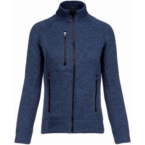 KARIBAN VINTAGE FULL ZIP HEATHER JACKET K9107 / Dámska mikinová bunda