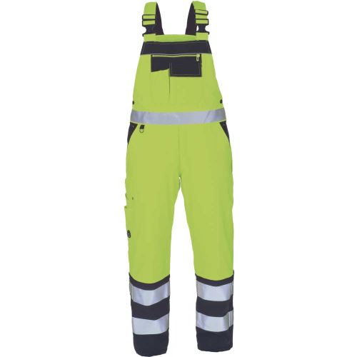 CERVA KNOXFIELD HVPS / Zateplené HI-VIS pracovné zimné nohavice s trakmi