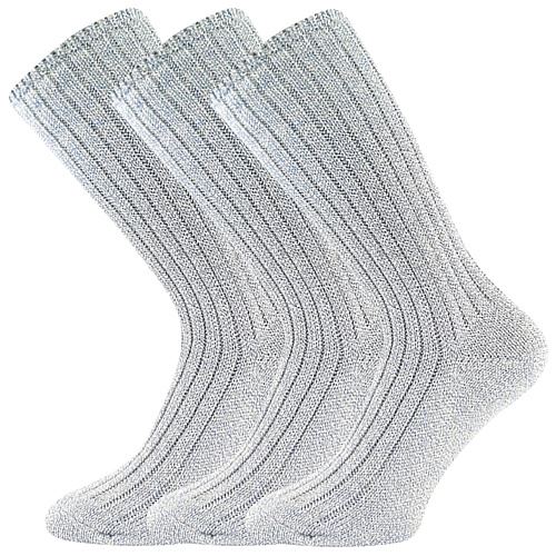 BOMA JIZERA / Zimné bavlnené ponožky, rebrované