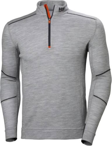 HELLY HANSEN LIFA 75107 / Pánske funkčné tričko s 1/4 zipsom z merino vlny