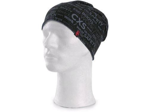 CXS DARREN / Obojstranná čiapka, CXS logo - čierna / šedá Univerzálna
