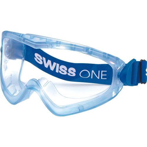 JSP SWISS ONE PROFILE POLYCARBONATE / Ochranné ventilované uzavreté okuliare, číry zorník