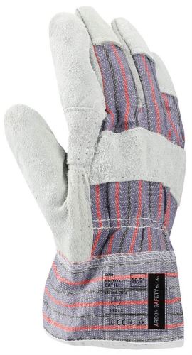 ARDON SAFE/GINO / Kombinované rukavice, s predajnou etiketou - šedá 10