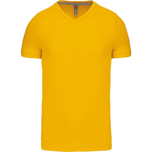 KARIBAN VINTAGE V-NECK K357 / Pánske tričko s krátkym rukávom