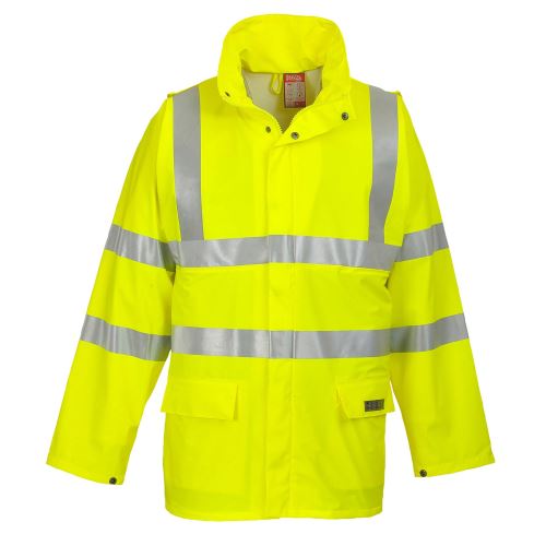 PORTWEST HI-VIS SEALTEX FR41 / Nehorľavá reflexná bunda do dažďa