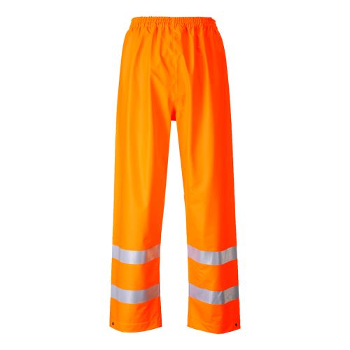 PORTWEST HI-VIS SEALTEX FR43 / Nehorľavé reflexné nohavice do dažďa