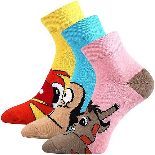 BOMA JITULKA / Dámske krátke ponožky so zvieratkami