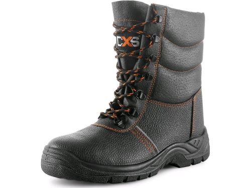 CXS STONE TOPAZ S3 / Celokožená poloholeňová zimná obuv S3