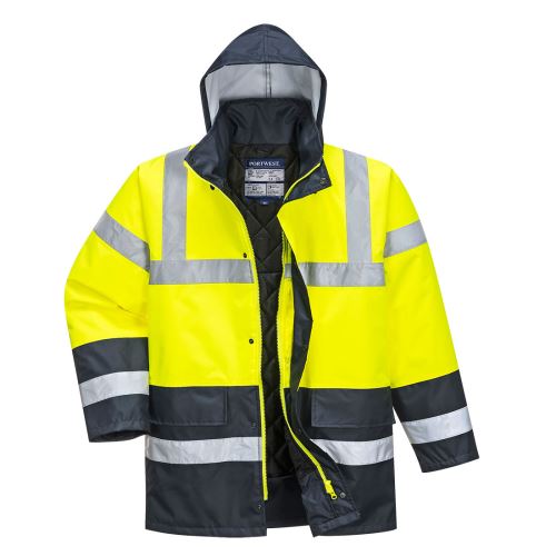 PORTWEST HI-VIS S466 / Nepremokavá reflexná bunda