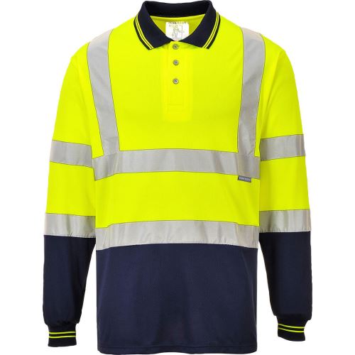 PORTWEST HI-VIS S279 / Funkčná reflexná polokošeľa, dl. rukáv