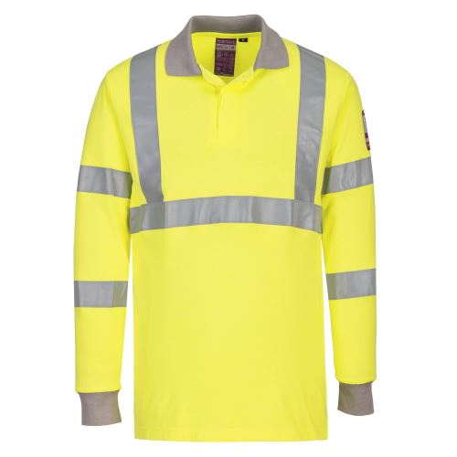 PORTWEST HI-VIS MODAFLAME FR77 / Nehorľavá reflexná polokošeľa, antistatická