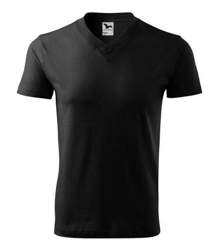 MALFINI V-NECK 102 / Unisex tričko s výstrihom "V"