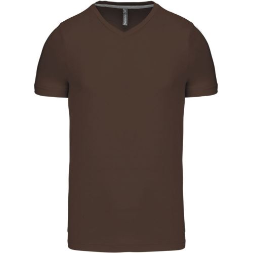 KARIBAN VINTAGE V-NECK K357 / Pánske tričko s krátkym rukávom