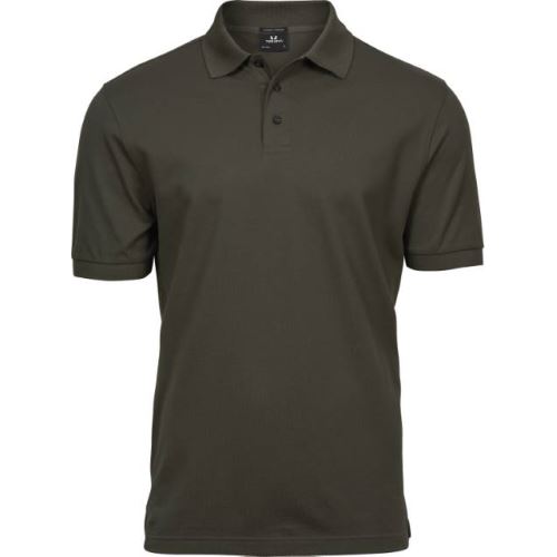 TEE JAYS STRECH DELUX TJ1405 / Pánska strečová polokošeľa - stone XXXL