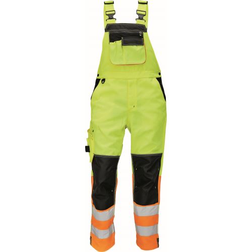 CERVA KNOXFIELD HI-VIS FL290 / Reflexné nohavice s trakmi