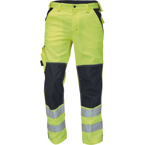 CERVA KNOXIFELD HI-VIS FL290 / Pracovné reflexné nohavice do pása