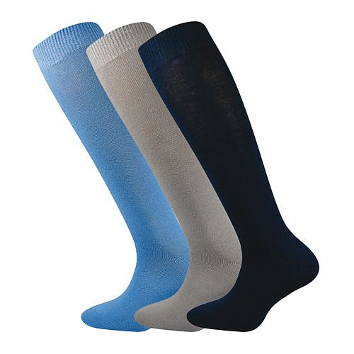 BOMA EMKONO / Detské jednofarebné bavlnené ponožky