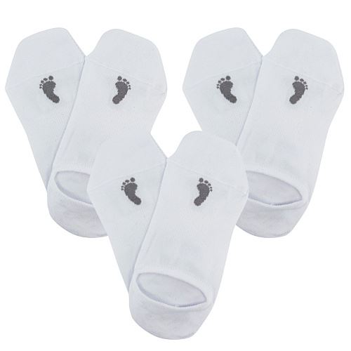 VoXX BAREFOOT SNEAKER / Extra krátke slabé ponožky, 3 páry