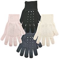 VoXX LEAF / Dámske pletené rukavice s kamienkami