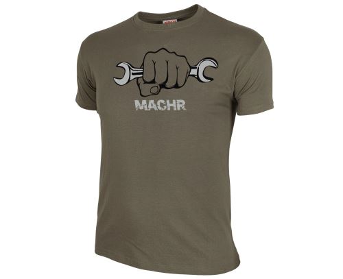 BENNON MACHR TOOL T-SHIRT BLACK / Bavlnené tričko s krátkym rukávom