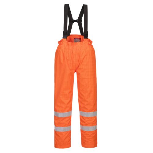 PORTWEST HI-VIS BIZLAME S781 / Nehorľavé reflexné nohavice do dažďa, antistatické