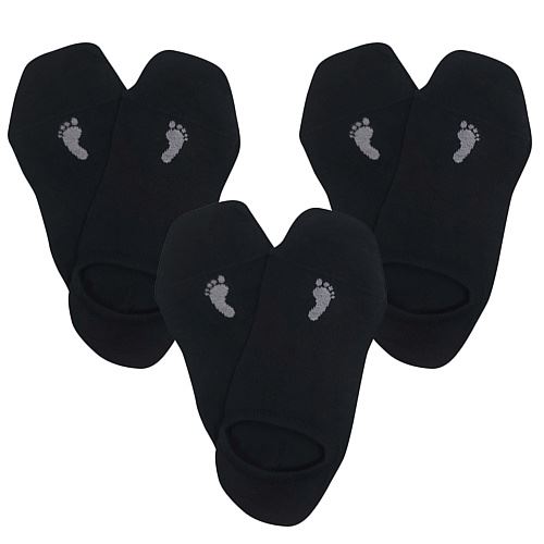VoXX BAREFOOT SNEAKER / Extra krátke slabé ponožky, 3 páry