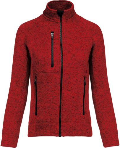 KARIBAN VINTAGE FULL ZIP HEATHER JACKET K9107 / Dámska mikinová bunda