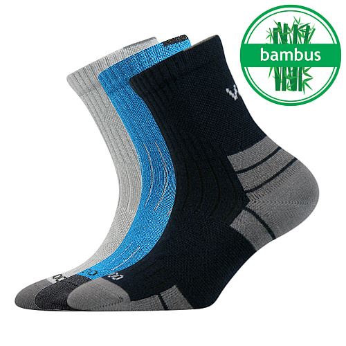 VoXX BELKINIK / Detské antibakteriálne bambusové ponožky, 3 páry