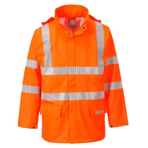 PORTWEST HI-VIS SEALTEX FR41 / Nehorľavá reflexná bunda do dažďa