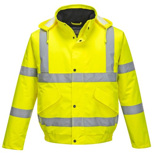 PORTWEST HI-VIS BOMBER S463 / Zateplený reflexný bomber