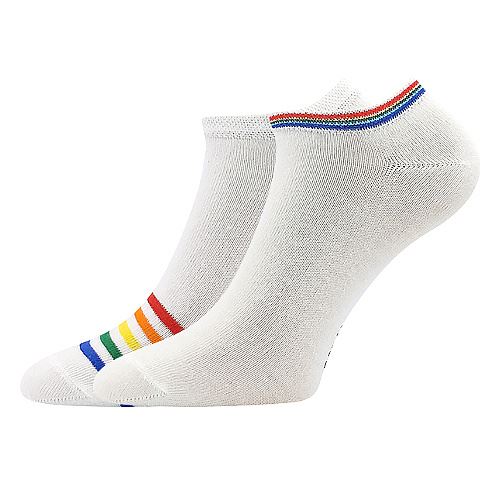 BOMA PIKI 74 / Dámske bavlnené ponožky s prúžkami
