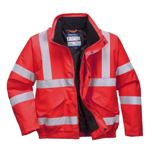 PORTWEST HI-VIS BOMBER S463 / Zateplený reflexný bomber