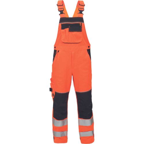 CERVA KNOXFIELD HVPS FL / HI-VIS nohavice s trakmi, tlačené reflexné pruhy