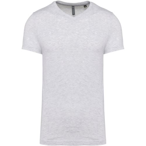 KARIBAN VINTAGE V-NECK K357 / Pánske tričko s krátkym rukávom