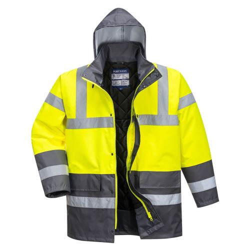 PORTWEST HI-VIS S466 / Nepremokavá reflexná bunda