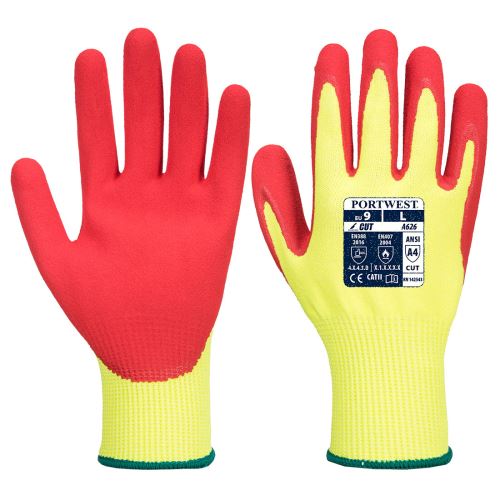 PORTWEST VIS-TEX HR CUT A626 / Protiporezové nitrilové rukavice, úroveň D