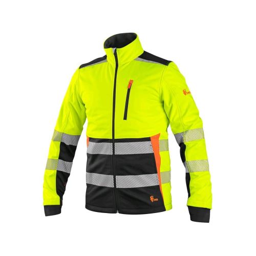 CXS BENSON / Pánska výstražná bunda softshell