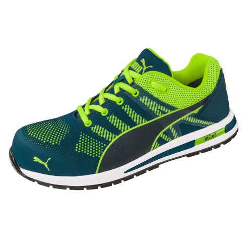 PUMA ELEVATE KNIŤ GREEN LOW S10 / Bezpečnostné poltopánky S1P ESD