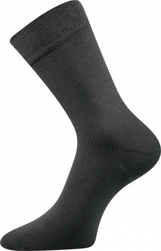 LONKA BIOBAN / Jednofarebné slabé ponožky z biobavlny, 3 páry