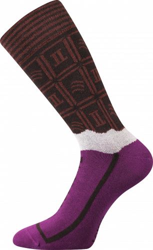LONKA CHOCOLATE / Bavlnené ponožky s čokoládou v darčekovej krabičke