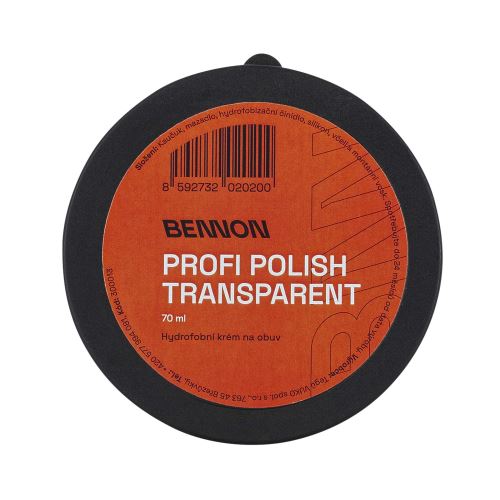 BENNON PROFI POLISH TRANSPARENT 70 ML / Krémový transparentný ošetrujúci prostriedok na obuv 70 ml