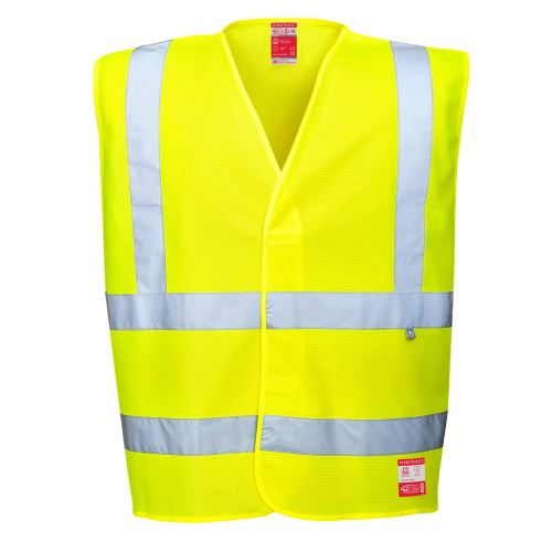 PORTWEST HI-VIS BIZFLAME WORK FR71 / Nehorľavá reflexná vesta, antistatická