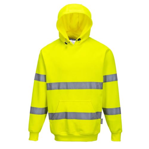 PORTWEST HI-VIS B304 / Reflexná mikina s kapucňou