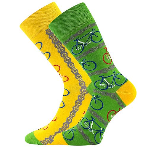 LONKA DOBLE / Veselé ponožky z česanej bavlny